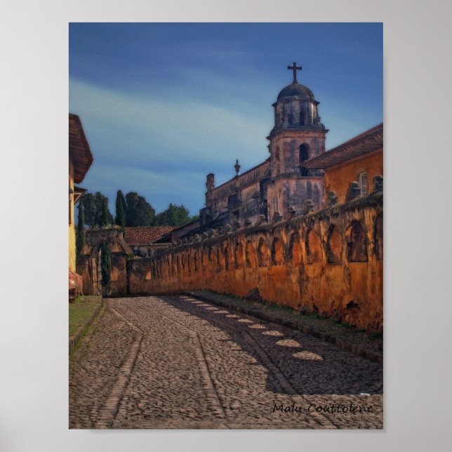 Städtische Straßenplakat Poster (Vorne)