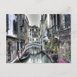 Städtische Szene in Venedig Postkarte