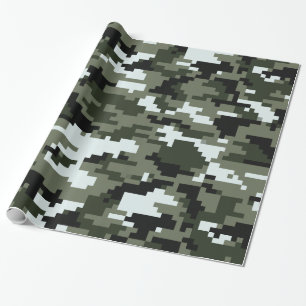 Städtische Tarnung/Camouflage mit 8 Geschenkpapier