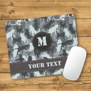 Städtische Tarnung für Katzen Mousepad