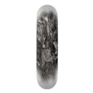 Städtische Untergrund-Apokalypse-Plattform Skateboard
