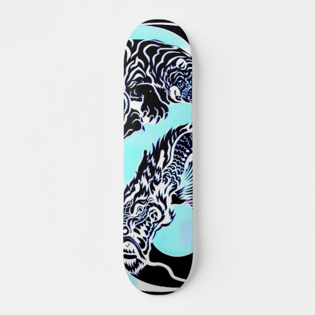 Städtische Untergrund-Japaner Yin Yang Skateboard (Vorne)