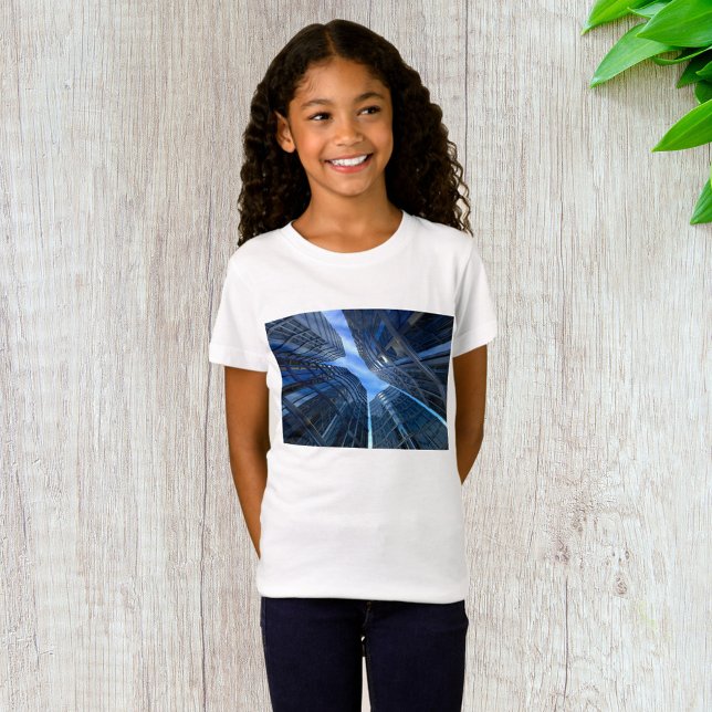 Städtische Wolkenkratzer Girls T - Shirt (Von Creator hochgeladen)