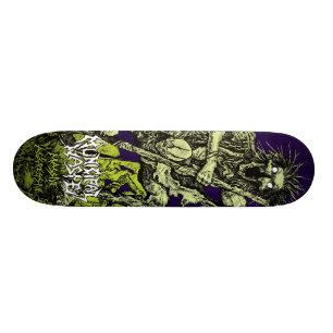 Städtischer Abfall - enormes aggressives Skateboard