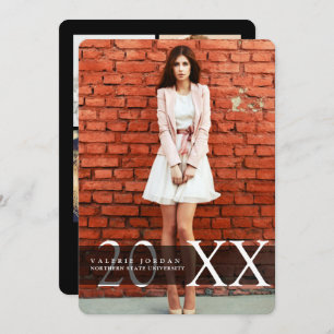 Städtischer Absolvent, Abschluss-Mitteilungen Einladung