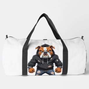 Städtischer Alpha-Bulldogge � Street-Style-Maskott Duffle Bag