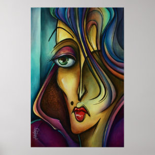 Städtischer Ausdruckdruck Poster