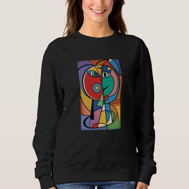 Städtischer Blick: Graffiti-Vision 5 Sweatshirt (Vorderseite)