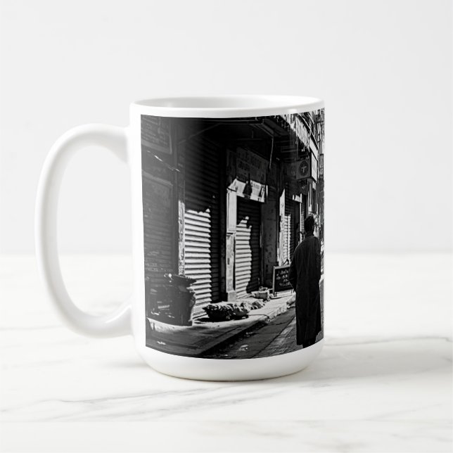 Städtischer Filmstil Kaffeetasse (Links)
