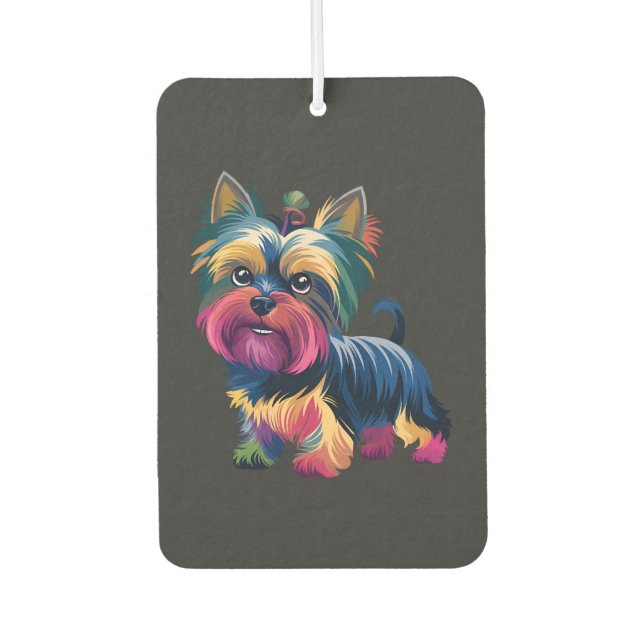 Städtischer Graffiti-Hund Autolufterfrischer (Vorderseite)