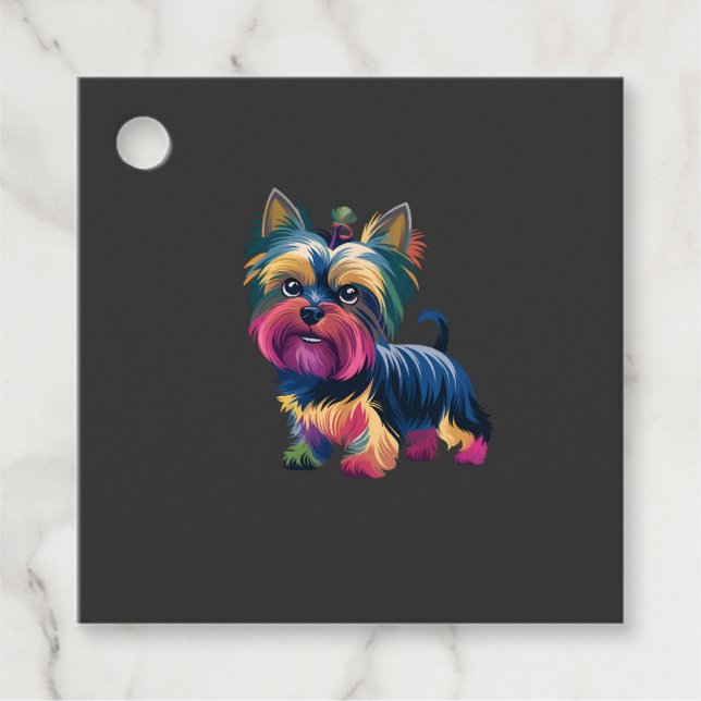 Städtischer Graffiti-Hund Geschenkanhänger (Vorderseite)