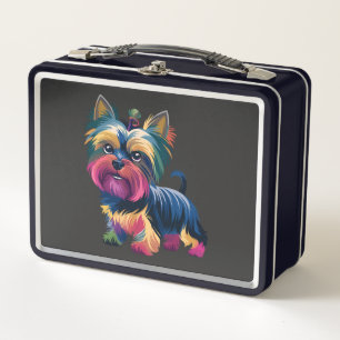 Städtischer Graffiti-Hund Metall Brotdose