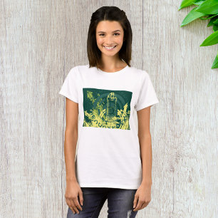 Städtischer Grunge Y2K Abstrakte Cyberpunk-Stadt T-Shirt
