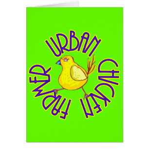 Städtischer Huhn-Bauer