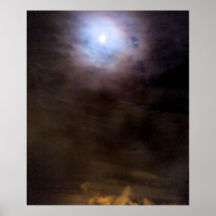 Städtischer Mond Poster