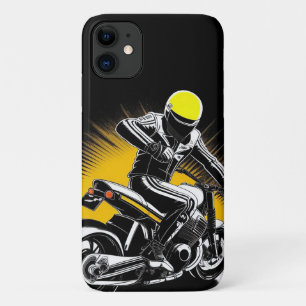 🌃 Städtischer Motorradfahrer in Bewegung Case-Mate iPhone Hülle