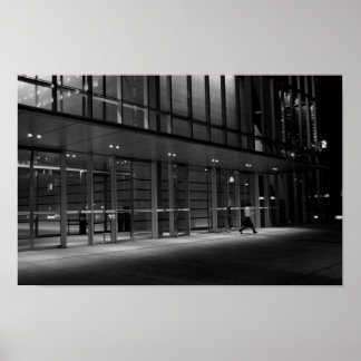 Städtischer Nachtspaziergang in Tokio - Fotografie Poster