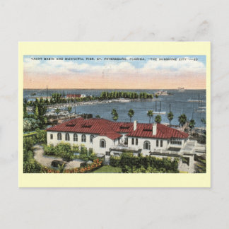 Städtischer Pier, St. Petersburg, Florida Vintag Postkarte