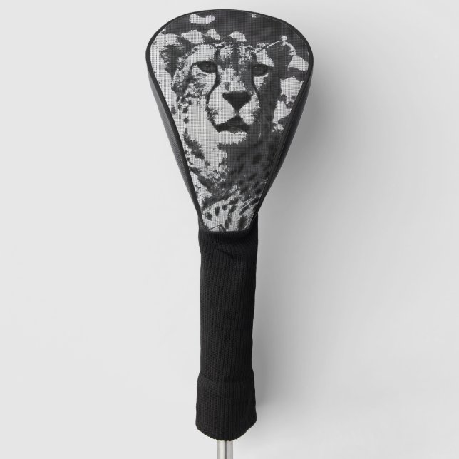 Städtischer Pop-KunstCheetah Golf Headcover (Vorderseite)