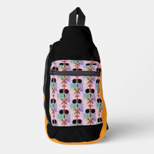 Städtischer rustikaler Krähenwächter Druck Cut Sew Crossbody Bag