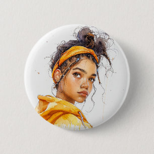 Städtischer Teenager Button