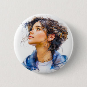Städtischer Teenager Button