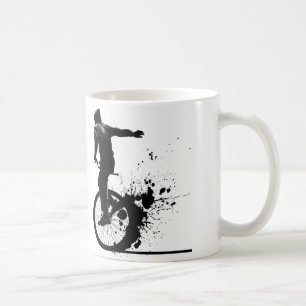 Städtischer Unicycle Kaffeetasse