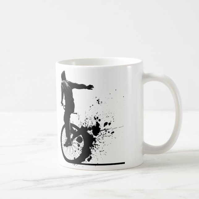 Städtischer Unicycle Kaffeetasse (Rechts)