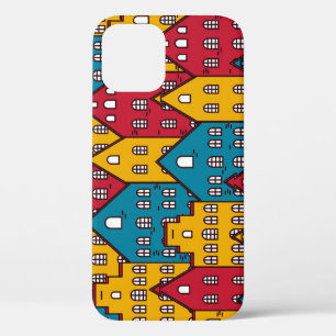 Städtisches Abstrakt: Vintage-Stadtmuster Case-Mate iPhone Hülle