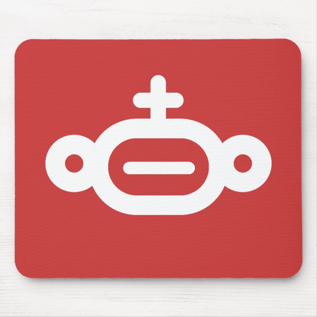 Städtisches alien-Logo Mousepad (Vorne)