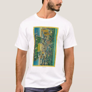 Städtisches Auditorium auf Strand T-Shirt