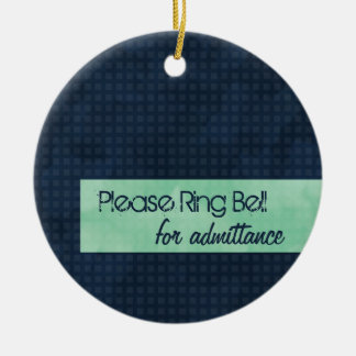 Städtisches Chic schellen bitte Bell-Verzierung Keramik Ornament