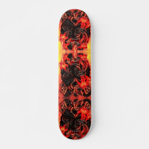 Städtisches Dark Samurai Flamme Element Custom Pro Skateboard