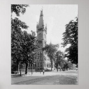 Städtisches Gebäude Scranton PA. Plakat