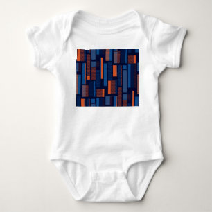 Städtisches geometrisches, modernes nahtloses Must Baby Strampler