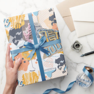 Städtisches Graffiti-Straßenkunstmuster Geschenkpapier