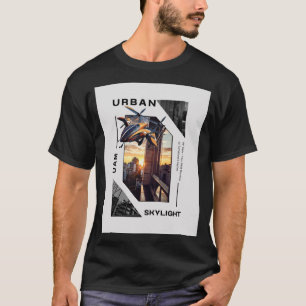 Städtisches Licht für Lufttaxi AAM UAM VTOL EVTOL T-Shirt