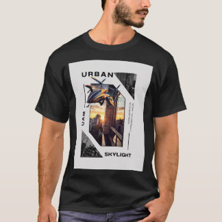 Städtisches Licht für Lufttaxi AAM UAM VTOL EVTOL T-Shirt