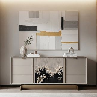 Städtisches monochromes Weißgold-Flora-Decoupage-K Seidenpapier