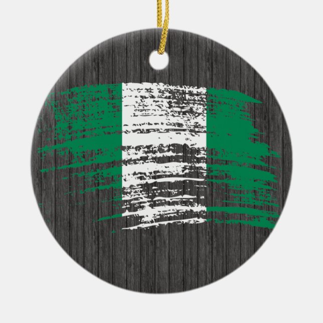 Städtisches Nigeria Keramik Ornament (Vorne)