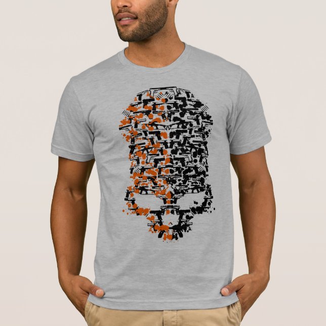 Städtisches Rorshack T-Shirt (Vorderseite)