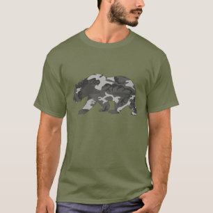 Städtisches Tarnmuster-Bär T-Shirt