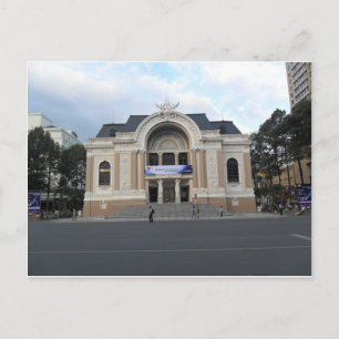 Städtisches Theater in Ho Chi Minh Vietnam Postkarte