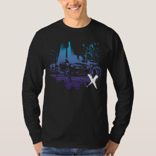 städtisches turbo_x blau/lila T-Shirt