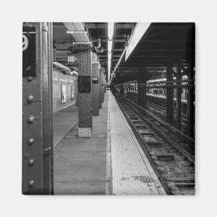 Städtisches Untergrundbahn-Foto Magnet