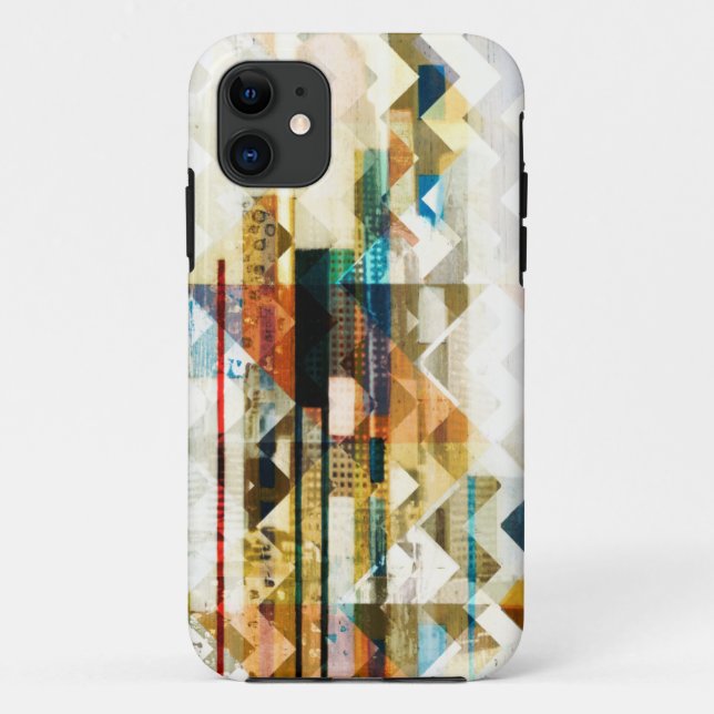 Städtisches Zickzack II Case-Mate iPhone Hülle (Rückseite)