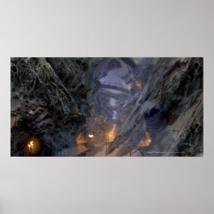 Stadtkonzept von Goblin - Brücken Poster