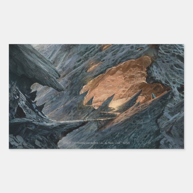 Stadtkonzept von Goblin - Wege Rechteckiger Aufkleber (Vorderseite)