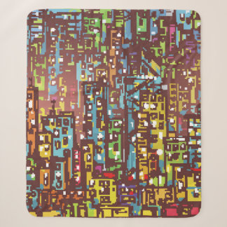 Stadtlandschaft handgezeichnete Illustrationskunst Sherpadecke
