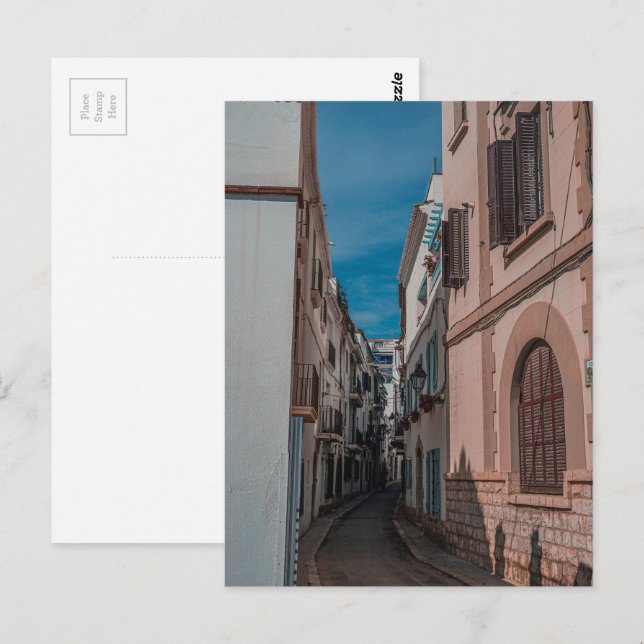 Stadtlandschaft Postkarte (Vorne/Hinten)